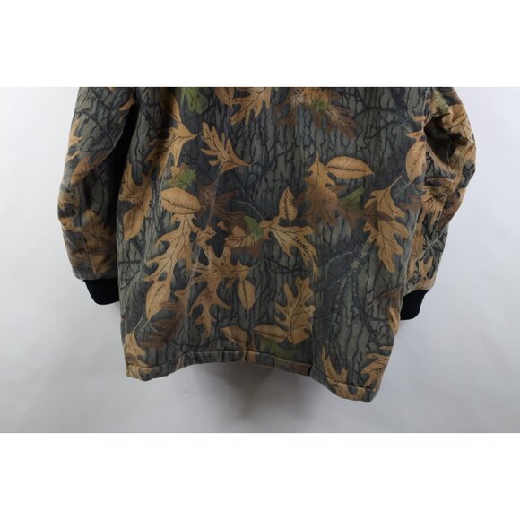 Vintage 90s Streetwear Mens Large Reversible Hooded Camouflage Parka Jacket - Picture 11 of 16